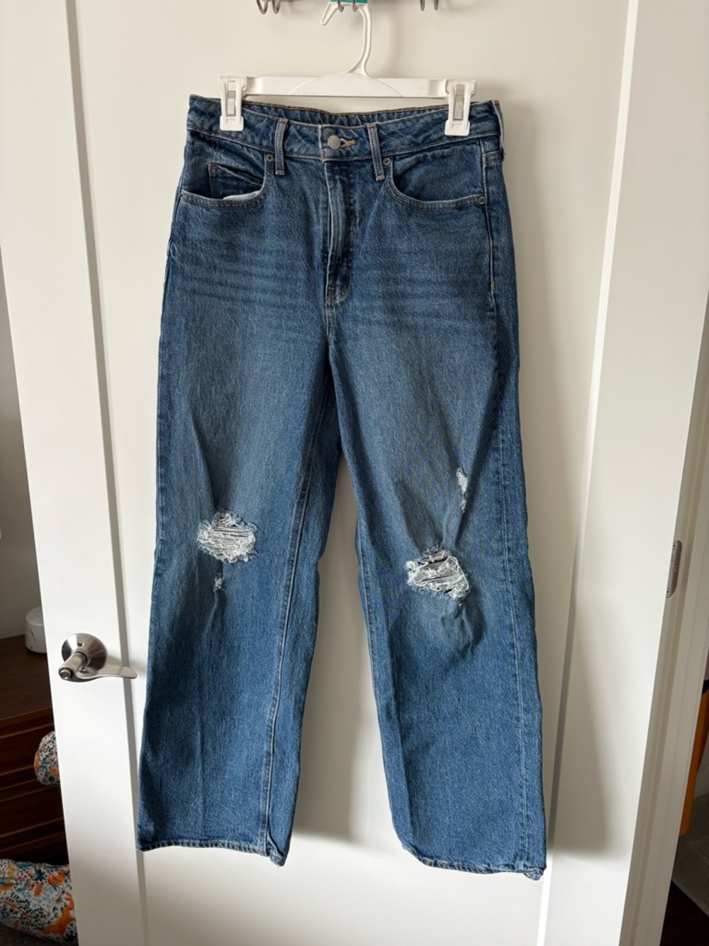 Old Navy Extra High Rise Sky high wide leg jeans